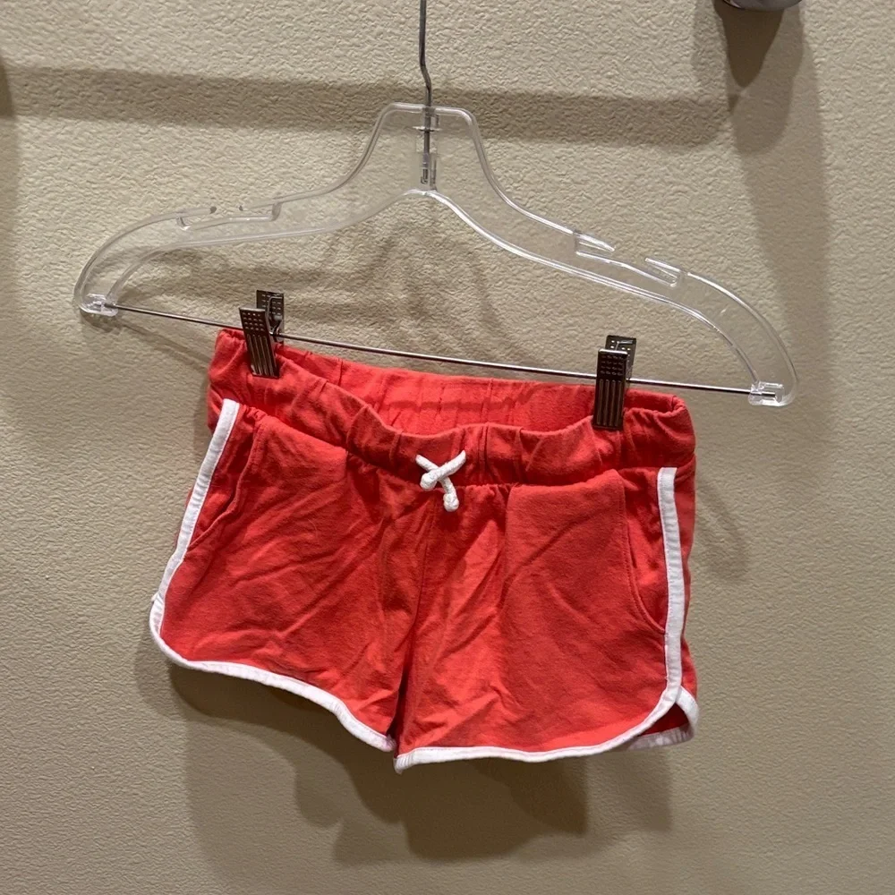 Old Navy Red Athletic Shorts with White Trim
